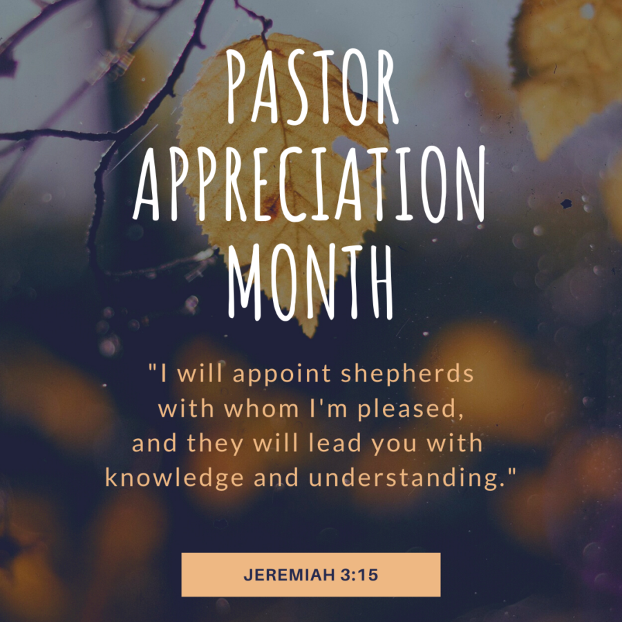 October is Pastor Appreciation Month