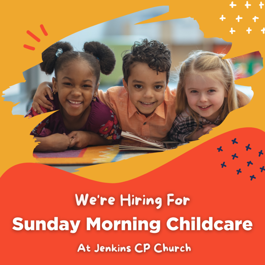 We’re Hiring For Sunday Morning Childcare