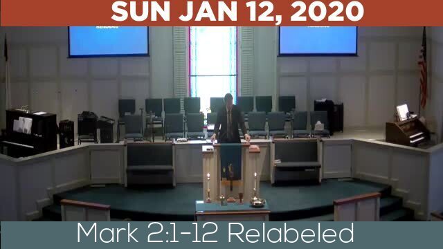 01/12/2020 Video recording of Mark 2:1-12 Relabeled