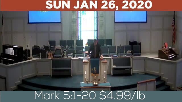 01/26/2020 Video recording of Mark 5:1-20 $4.99/lb