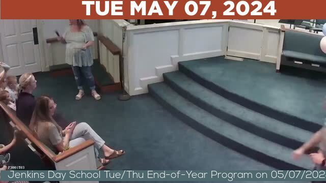 05/07/2024 Video recording of Jenkins Day School Tue/Thu End-of-Year Program on 05/07/2024 